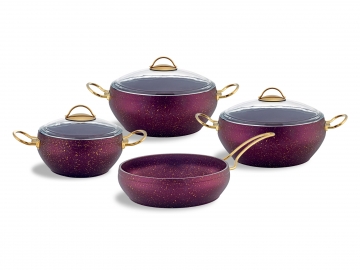 GRANITE COOKWARE SET 7 PCS.