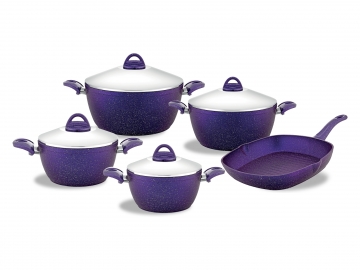 GRANITE COOKWARE SET 9 PCS.